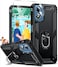 LeYi for Moto GPlay2024 Case Motorola G Play 2024 Case with Screen Protector and Camera Lens Protector Heavy Duty Smartphone Phone Cover Magnetic Ring Stand GPlay 2024 Accessories Black