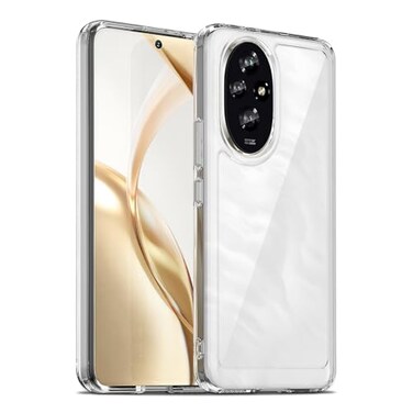 Liisooka Case for Honor 200 5G Military Grade Drop Protection Phone Case Yellowing Resistant AntiScratch Hard PC Back Shockproof Hard UltraThin Protective Cover Clear