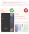 Liufcx for Samsung Galaxy S25 Edge Case with Glass Screen Protector Luxury Plated Gold Edge Love Heart Pattern Kickstand CaseSoft TPU Shockproof Full Camera Protection Phone Case for S25 Edge Pink