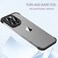 Losin Compatible with iPhone 13 Pro Max Case Borderless Design Camera Lens Protection Thin Lightweight Soft Silicone Frameless Case Shockproof Bumper Cover for iPhone 13 Pro Max 67 inch Black