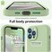 LOVE 3000 Designed for iPhone 13 Pro Max Case Premium Silicone with Soft AntiScratch Microfiber Lining Shockproof Protective Phone Case for Men Women Girls 67 Matcha