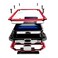 Lunivop Compatible with iPhone 16 Pro max Case Heavy Duty Protection Dustproof Built in Screen Protector Rugged Stand 360 Full Body Military Grade Metal Bumper Phone Cases Red 2024