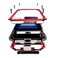 Lunivop Compatible with iPhone 16 Pro max Case Heavy Duty Protection Dustproof Built in Screen Protector Rugged Stand 360 Full Body Military Grade Metal Bumper Phone Cases Red 2024