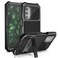 Lunivop for Samsung Galaxy A17A16 5G Case 67 Metal Heavy Duty Phone Case with Builtin Screen Protector Full Body Protective Dust Proof Military Grade Rugged Black