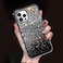LUVI Compatible with iPhone 14 Pro Max Bling Case Cute Glitter Diamond for Women Girls cailSparkle Shiny Crystal Bumper Luxury Protective 3D Handmade Cover Black