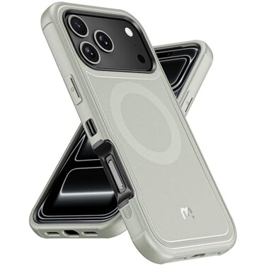 M MYBAT PRO for iPhone 17 Pro Max Case Magnetic Phone Case for iPhone 17 Pro MaxCompatible with magsafeHeavy Duty Protection Rugged CaseShockproof CoverNo Screen Protector