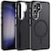 MALEWOLF Case for Samsung Galaxy S25 PlusS25 Compatible with Magsafe NonSlip TPU EdgeCamera Frame Protection for S25 Plus Phone Case Slim Translucent Matte Galaxy S25 Cover BlackGrey