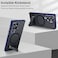 MALEWOLF Compatible with Samsung Galaxy S22 Ultra Magnetic Case Matte Translucent Case with 3 Stand Ways Fit for Magsafe Ultra Slim NonSlip Shockproof Phone Case for Galaxy S22 Ultra Darkblue