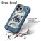 MARKILL Compatible with iPhone 13 Pro Max Case 67 Inch with Ring Stand HeavyDuty Military Grade Shockproof Phone Kids Cover for iPhone 13 Pro Max Blue