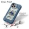 MARKILL Compatible with iPhone 13 Pro Max Case 67 Inch with Ring Stand HeavyDuty Military Grade Shockproof Phone Kids Cover for iPhone 13 Pro Max Blue