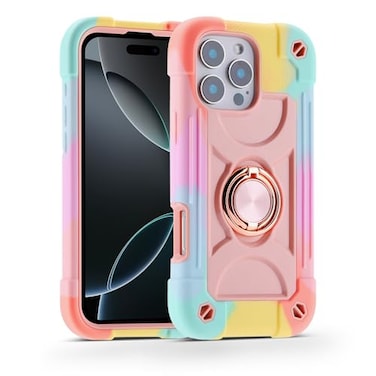 MARKILL Compatible with iPhone 16 Pro Max Case 69 Inch with Ring Stand HeavyDuty Military Grade Shockproof Phone Kids Cover for iPhone 16 Pro Max