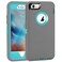 MAXCURY Compatible with iPhone 6 Plus Case Heavy Duty Shockproof Case for iPhone 6S Plus 55 with Builtin Screen Protector GrayLt Blue