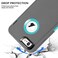 MAXCURY Compatible with iPhone 6 Plus Case Heavy Duty Shockproof Case for iPhone 6S Plus 55 with Builtin Screen Protector GrayLt Blue