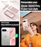 Meifigno Designed for Google Pixel 1010 Pro Case 63 Glitter Card Wrist StrapCompatible with MagSafe Transparent Back and Electroplated Edges for Pixel 10 Pro CasePixel 10 Case Rose Gold