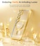 Meifigno Designed for Samsung Galaxy S25 Plus Case Compatible with MagSafe 2X HD Screen Protectors Glitter Card Wrist Strap Surround Raised Lens Protection Case for S25 Plus 67 Gold