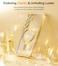 Meifigno Designed for Samsung Galaxy S25 Plus Case Compatible with MagSafe 2X HD Screen Protectors Glitter Card Wrist Strap Surround Raised Lens Protection Case for S25 Plus 67 Gold