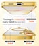 Meifigno Designed for Samsung Galaxy S25 Plus Case Compatible with MagSafe 2X HD Screen Protectors Glitter Card Wrist Strap Surround Raised Lens Protection Case for S25 Plus 67 Gold