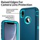 Mieziba for iPhone XR Case Heavy Duty Shockproof DustDrop Proof 3 Layer Full Body Protection Rugged Cover Case for Apple iPhone XR 61Turquoise