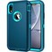 Mieziba for iPhone XR Case Heavy Duty Shockproof DustDrop Proof 3 Layer Full Body Protection Rugged Cover Case for Apple iPhone XR 61Turquoise