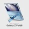 Miimall for Samsung Fold 6 Case with Hidden Kickstand Hinge Protection Scratch Resistant Ultra Thin and Slim AntiDrop Comfortable Grip Cover for Z Fold 6 Blue