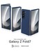 Miimall for Samsung Galaxy Z Fold 7 Case with Screen Protector Thinnest Rugged Case for Galaxy Z Fold 7 AntiFingerprint Shockproof Full Body Phone Cover Wireless Charging Compatible Deep Blue