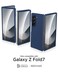 Miimall for Samsung Galaxy Z Fold 7 Case with Screen Protector Thinnest Rugged Case for Galaxy Z Fold 7 AntiFingerprint Shockproof Full Body Phone Cover Wireless Charging Compatible Deep Blue