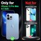 Miqala for iPhone 13 Pro Max CaseGlow in The Dark Three Layer Heavy Duty Shockproof Full Body Protection Hard Plastic BumperSoft Silicone Case for Apple iPhone 13 Pro Max 67 inchDark Butterfly