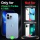Miqala for iPhone 13 Pro Max CaseGlow in The Dark Three Layer Heavy Duty Shockproof Full Body Protection Hard Plastic BumperSoft Silicone Case for Apple iPhone 13 Pro Max 67 inchDark Butterfly