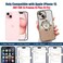 Misscase for iPhone 15 Magnetic Glitter Case Compatible with MagSafeFull Protection Slim Shockproof AntiScratch Case with Camera Lens Protector Logo View DustProof Net for Women Gold