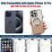 Misscase for iPhone 15 Pro Magnetic Glitter Case Compatible with MagSafeFull Protection Slim Shockproof AntiScratch Case with Camera Lens Protector Logo View DustProof Net for Women 61 Inch Gold