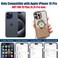 Misscase for iPhone 15 Pro Magnetic Glitter Case Compatible with MagSafeFull Protection Slim Shockproof AntiScratch Case with Camera Lens Protector Logo View DustProof Net for Women 61 Inch Gold