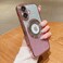 Misscase for iPhone 16 Magnetic Glitter Case Compatible with MagSafeFull Protection Slim Shockproof AntiScratch Case with Camera Lens Protector Logo View DustProof Net for Women Pink