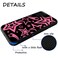 MOKENS Compatible with iPhone 13 Cute Pink Star Black Aesthetic Phone Case Slim Soft Protective Phone Case for Girls Womens