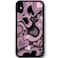 MOKENS Cute Phone Cases Aesthetic Purple Pink Heart Phone Case Protective Compatible with iPhone 12 and 12 Pro