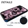 MOKENS Cute Phone Cases Aesthetic Purple Pink Heart Phone Case Protective Compatible with iPhone XXS
