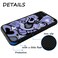 MOKENS Cute Phone Cases Purple Love Heart Cute Phone Case Slim Soft Protective Phone Case Compatible with iPhone 12 and 12 pro