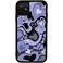 MOKENS Cute Phone Cases Purple Love Heart Cute Phone Case Slim Soft Protective Phone Case Compatible with iPhone 12 and 12 pro