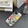 MQJCYB Compatible with iPhone 14 13 Case Hybrid Heavy Duty 2 in 1 Full Body Rugged Shockproof Protection Glossy Case for iPhone 14 13 Aesthetic Collage Moon and Sun