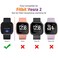 Mugust 6 Pack Screen Protector Compatible with Fitbit Versa 2 Case TPU Plated Full Around Protective Case Cover Black Space Gray Silver Rose Gold Soft Gold Clear