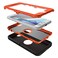 MXX Case Designed for iPhone SE Case 2020 SE 2022 Heavy Duty Protective with Screen Protector 3 Layers Rugged Rubber Protection Cover Rotating 360 Degree Belt Clip SE 3rd2nd Gen OrangeBlack