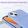 MZELQ Compatible with iPhone 14 Case TPU Card Holder Wallet CoverCamera Protection Screen Protector Soft Card Slot Phone Case Purple