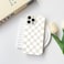NITITOP Compatible with iPhone 13 Pro Max Case Cute Aesthetic Checkerboard Checkered Pattern for Women Girl Trendy Slim Fit TPU Silicone Shockproof Full Camera Protection Cover White