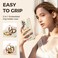 Nonional for Samsung Galaxy A53 5G Case with 2 Pack Screen Protector 360 Rotatable Ring Holder Luxury Hearts Pattern Plating Gold Edge Slim Soft Phone Cover Case for Galaxy A53 White