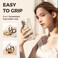 Nonional for Samsung Galaxy A53 5G Case with 2 Pack Screen Protector 360 Rotatable Ring Holder Luxury Hearts Pattern Plating Gold Edge Slim Soft Phone Cover Case for Galaxy A53 White