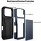 Nvollnoe Compatible with iPhone 17 Pro Case with Card Holder Dual Layer Heavy Duty Protective Shockproof Hidden Card Slot Slim Wallet Phone Case for WomenMen 63 inchBlue
