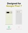 oakxco Oakxco for Google Pixel 7 Phone Case Liquid Silicone Cute Thin Slim Soft Rubber TPU Plain Smooth Gel Cover for Women Girl Aesthetic Matte Solid Protective Shockproof Grip Aqua Sky Baby Light Bl