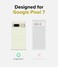 oakxco Oakxco for Google Pixel 7 Phone Case Liquid Silicone Cute Thin Slim Soft Rubber TPU Plain Smooth Gel Cover for Women Girl Aesthetic Matte Solid Protective Shockproof Grip Aqua Sky Baby Light Bl