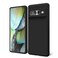 oakxco for Google Pixel 7 Pro Phone Case Liquid Silicone Cute Thin Slim Soft Rubber TPU Plain Smooth Gel Cover for Women Girl Aesthetic Design Matte Solid Protective Shockproof Bumper Grip Black