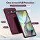 oakxco Oakxco for Google Pixel 7 Pro Phone Case Liquid Silicone Cute Thin Slim Soft Rubber TPU Plain Smooth Gel Cover for Women Girl Aesthetic Design Matte Solid Protective Shockproof Burgundy Plum Wi