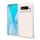 oakxco for Google Pixel 8 Pro Case Liquid Silicone Soft Rubber Gel Elegant Thin Slim TPU Matte Smooth Case with Camera Lens Cover for Women Girl Cute Beige Stone Cream